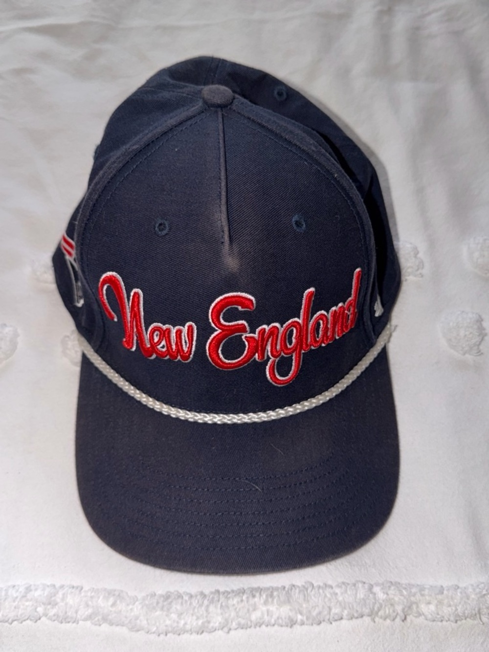47 Navy "New England" Script Baseball Cap - 47